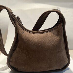 Coach Vintage Sonoma Nubuc Ergo Shoulder Bag Handbag 4396 Taupe